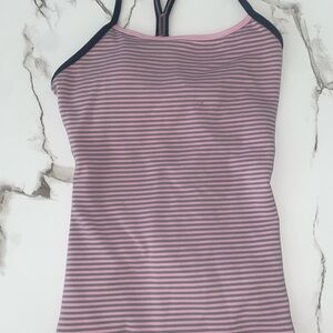 Lululemon tank top pink stripe 🩷